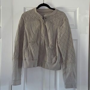 ANTHROPOLOGY BLUSH PINK BOMBER JACKET